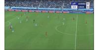 新鹏城1-0领先亚泰！安永佳边路横传，张煜东跟进推射破门